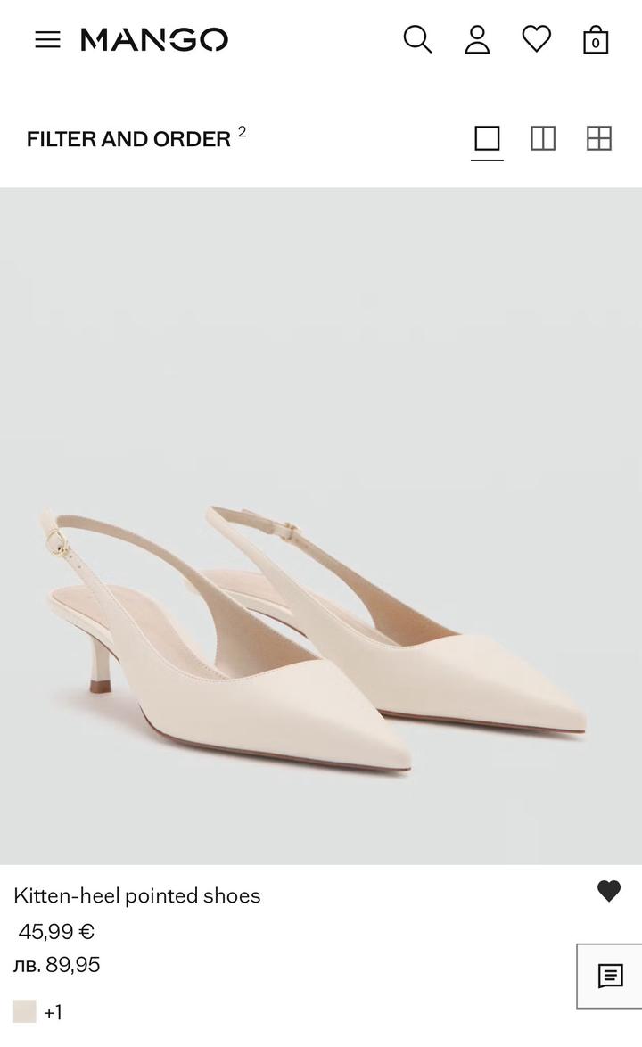 Новые туфли kitten heels