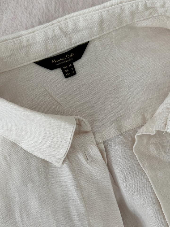 Льняная рубашка Massimo Dutti