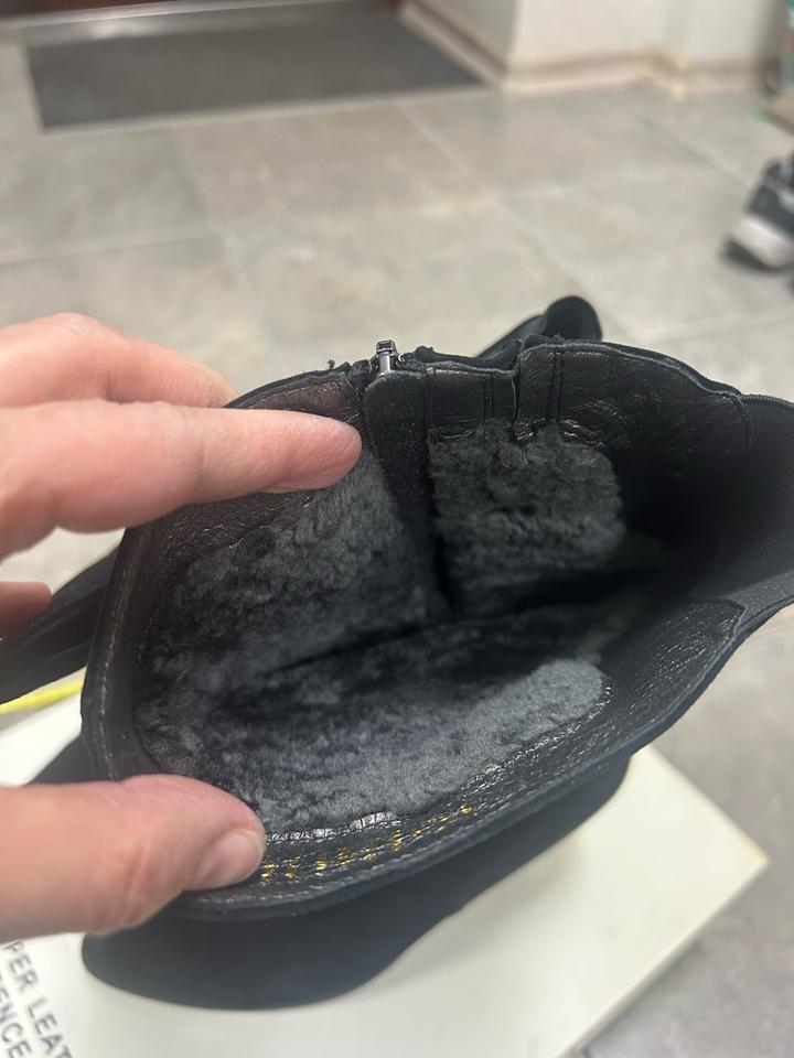 Сапоги зимние, натуральная замша