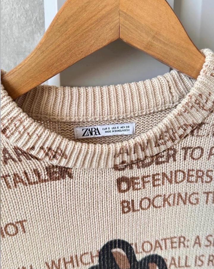 Свитер из хлопка Zara