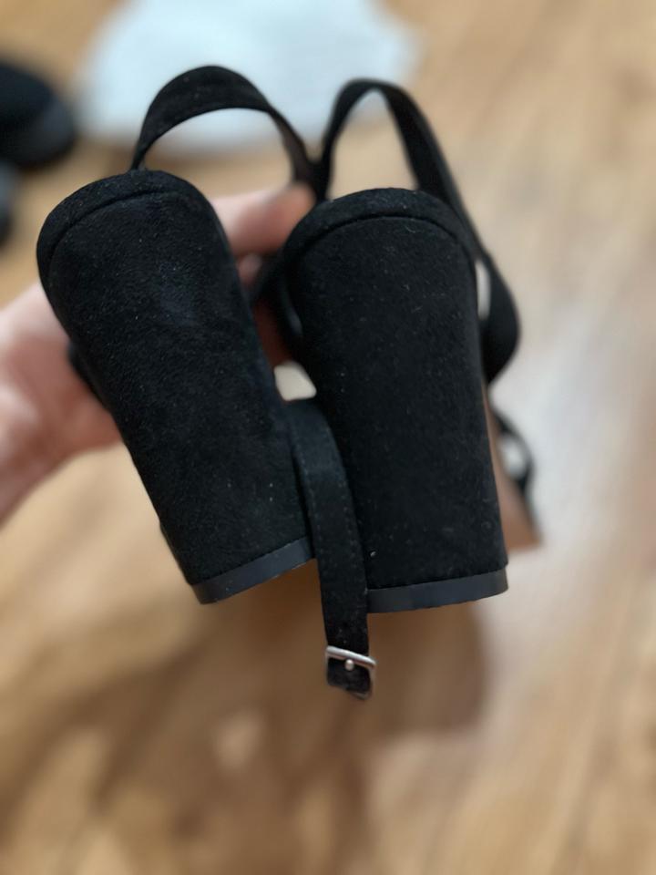 Базовые чёрные босоножки 🖤