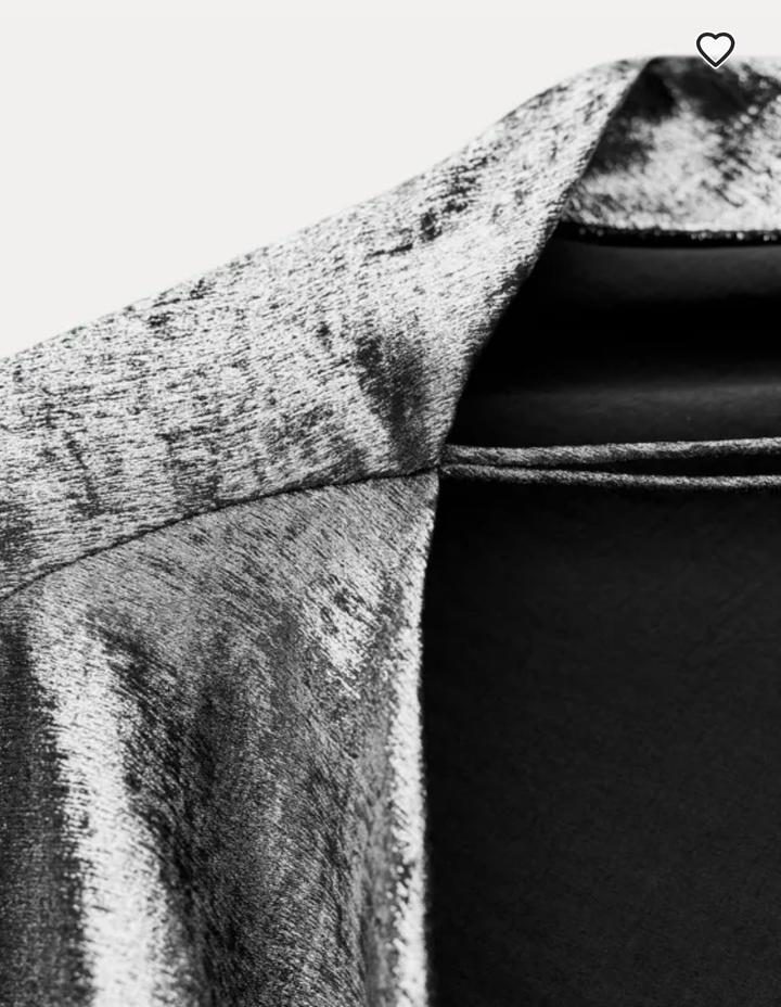 ТОП ИЗ ТКАНИ C МЕТАЛЛИЧЕСКИМ БЛЕСКОМ — ZWCOLLECTION