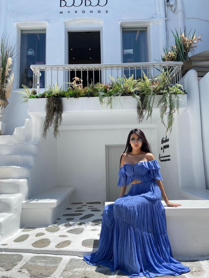 Костюм топ и юбка