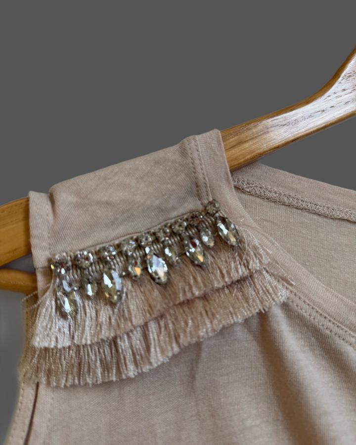 Бежевый топ Guess