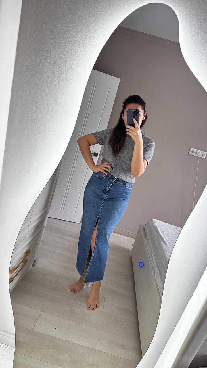 Юбка джинсовая