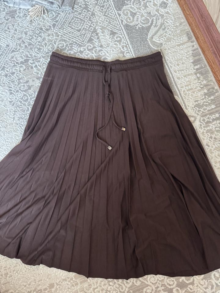 коричневая юбка blubelle