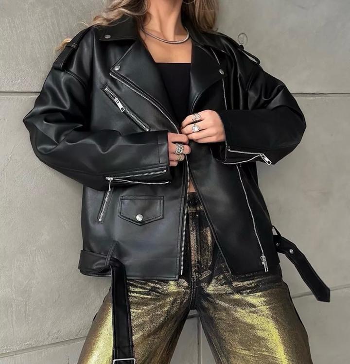 Куртка кожаная косуха Sugar Vanilla