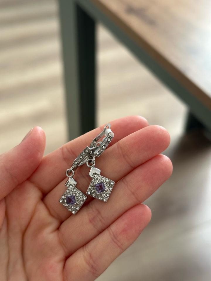 Серьги серебряные