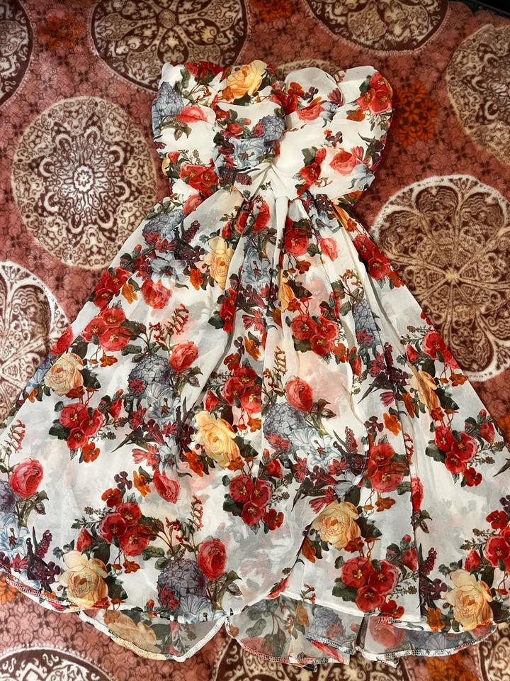 Цветочное платье