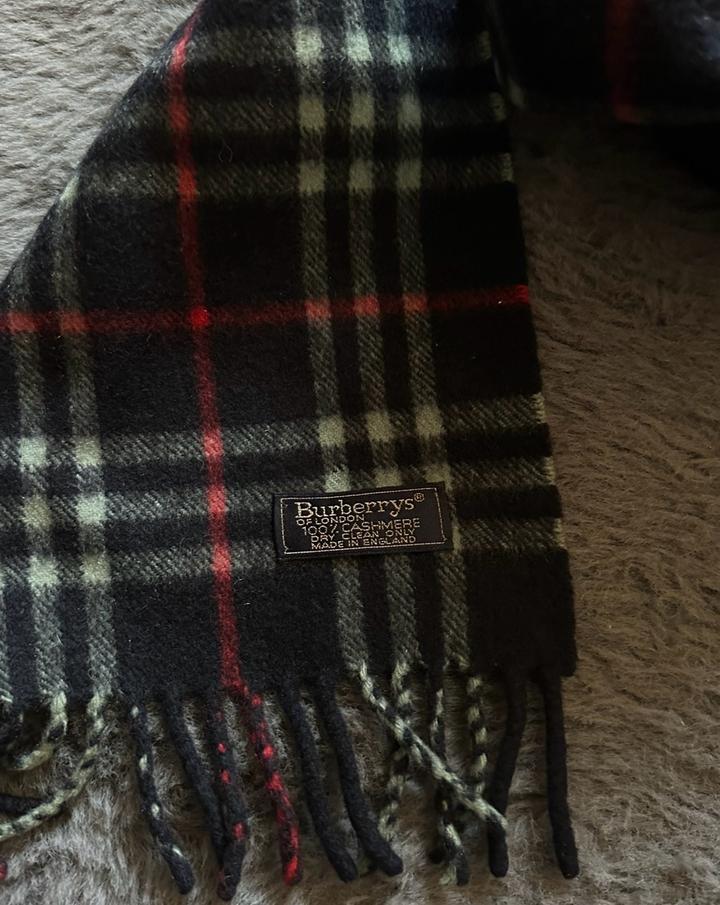 Винтажный кашемировый шарф Burberry