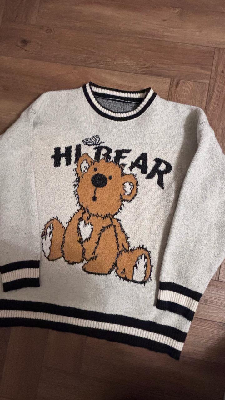 свитер мишка