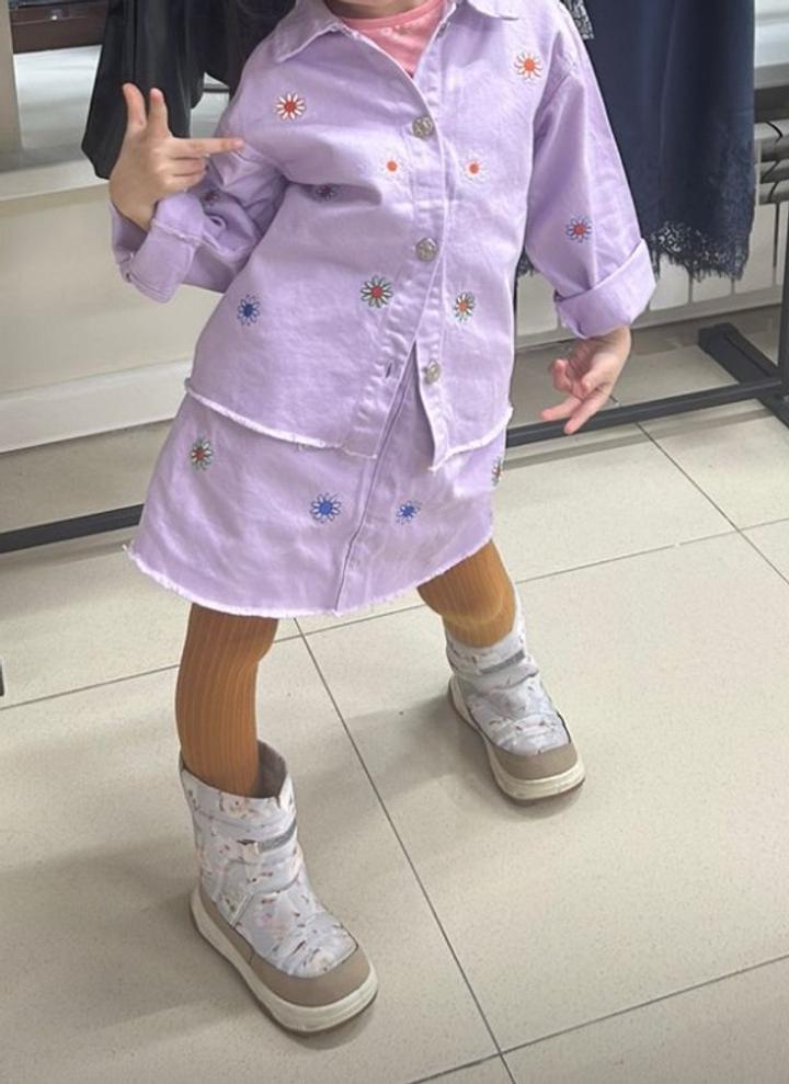 Комплект джинсовая