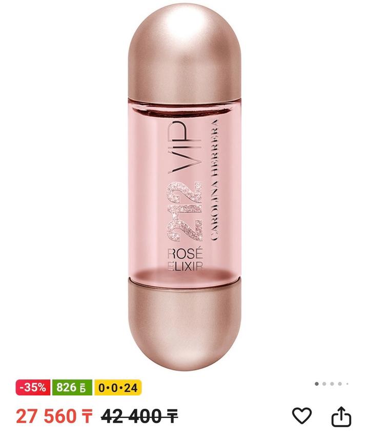 Парфюмерная вода vip rose