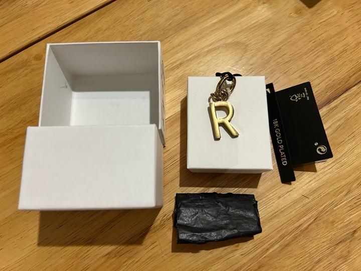 подвески 24k буквы S L R W