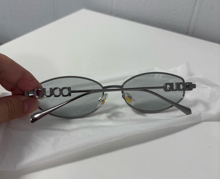 титановый очки gucci