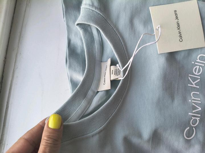 Футболка голубая Calvin Klein