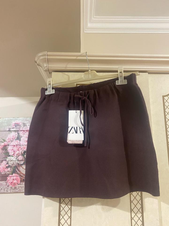 Трикотажная Zara юбка