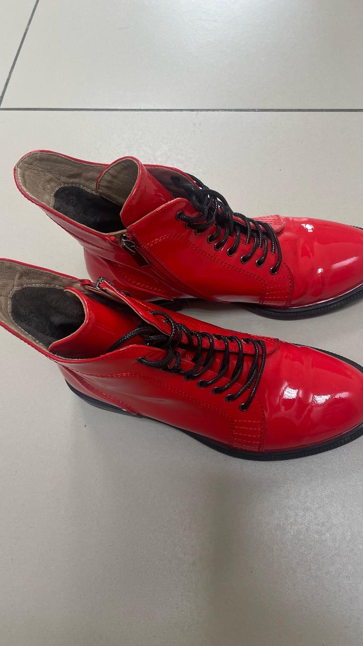 Красные ботинки 36рр