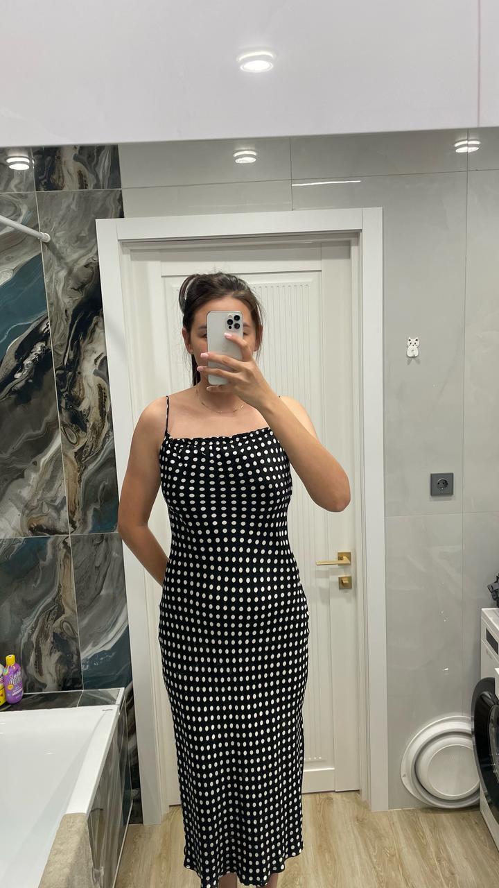 Платье в горошек Zara
