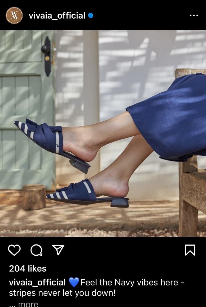 Эко-френдли обувь-мюли Vivaia, Великобритания