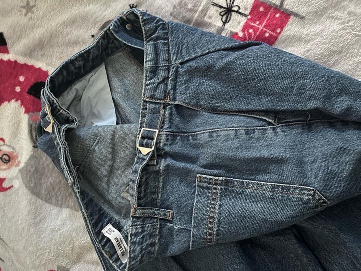Джинсы wide leg Pull and Bear