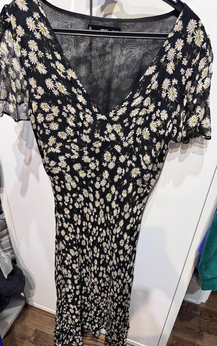 Платье Mango из шифона