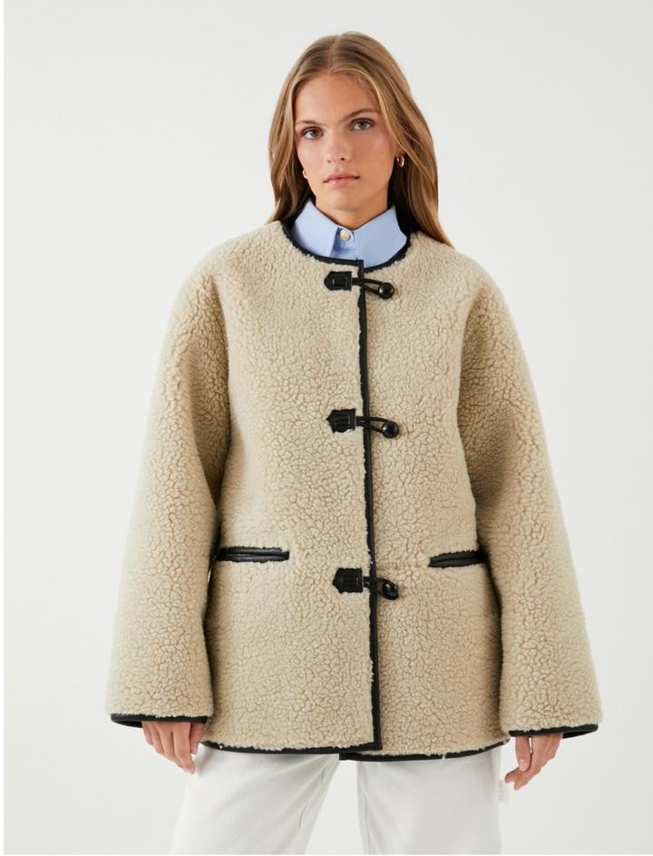 Коричневое пальто/шубка