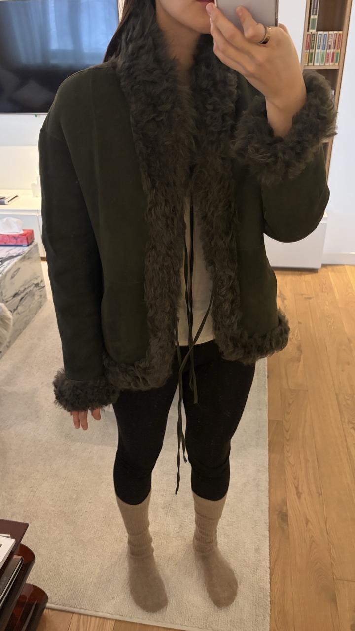 Двусторонняя шуба тиградо