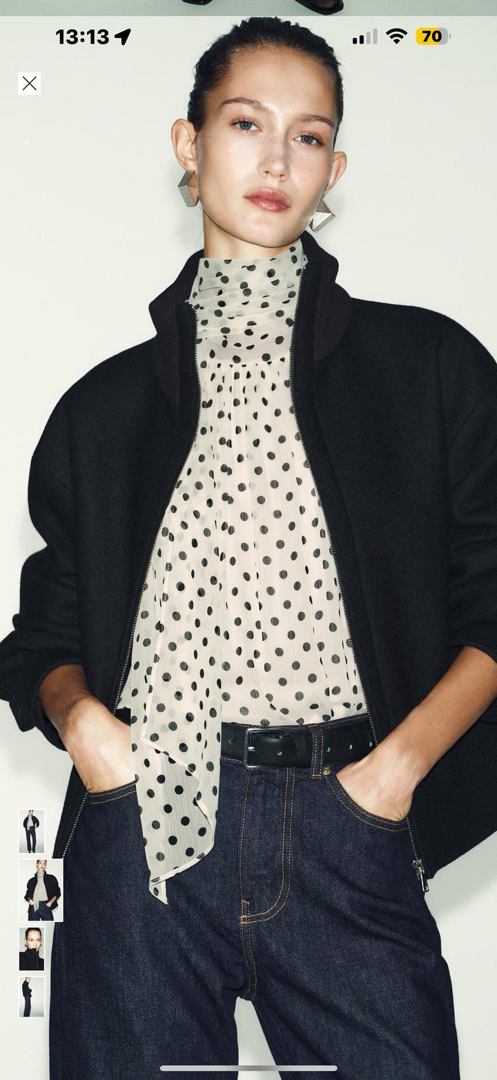 Короткое пальто