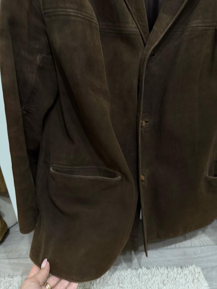 Куртка мужская из натурального замша Adam manz