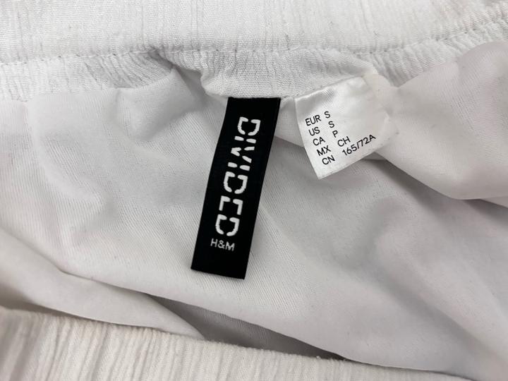 Белая длинная юбка H&M