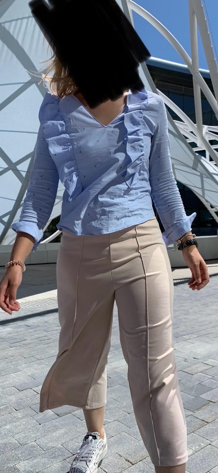 Рубашка голубая Zara