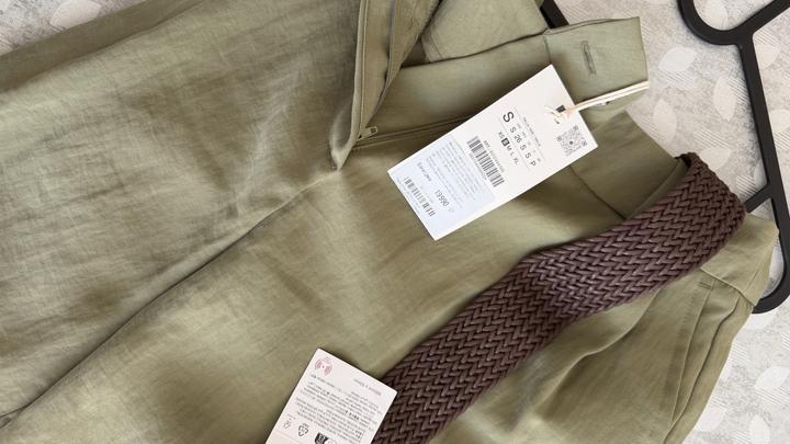 Шорты Zara с ремнем