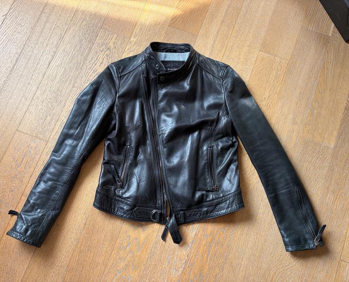 Куртка кожаная Massimo Dutti
