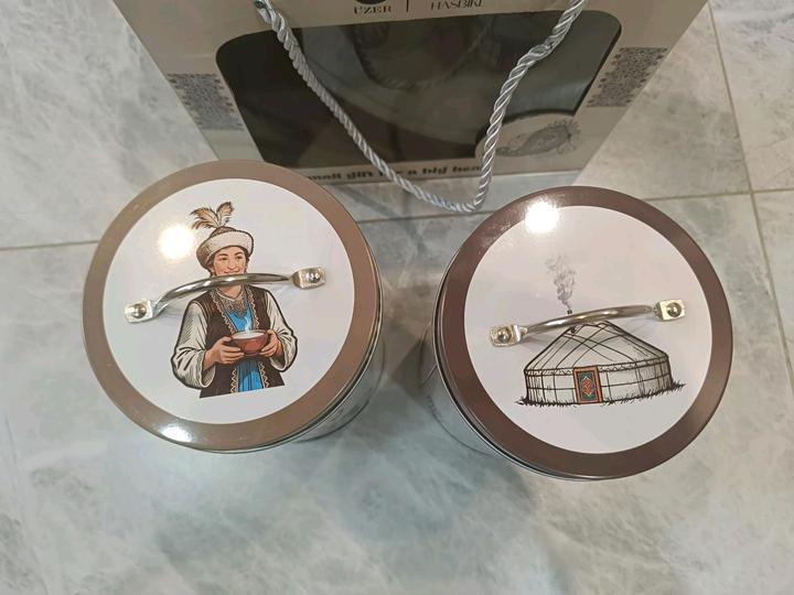 Набор банок для сыпучих в этно стиле