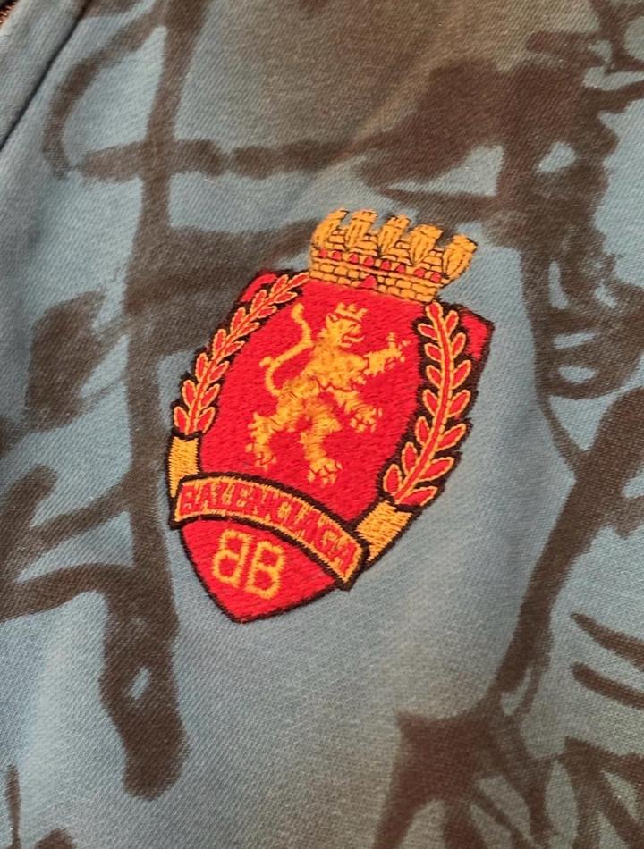 Balenciaga Skater Zip Hoodie Blue