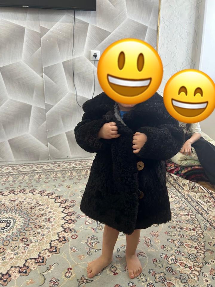 Шуба натуральная детская