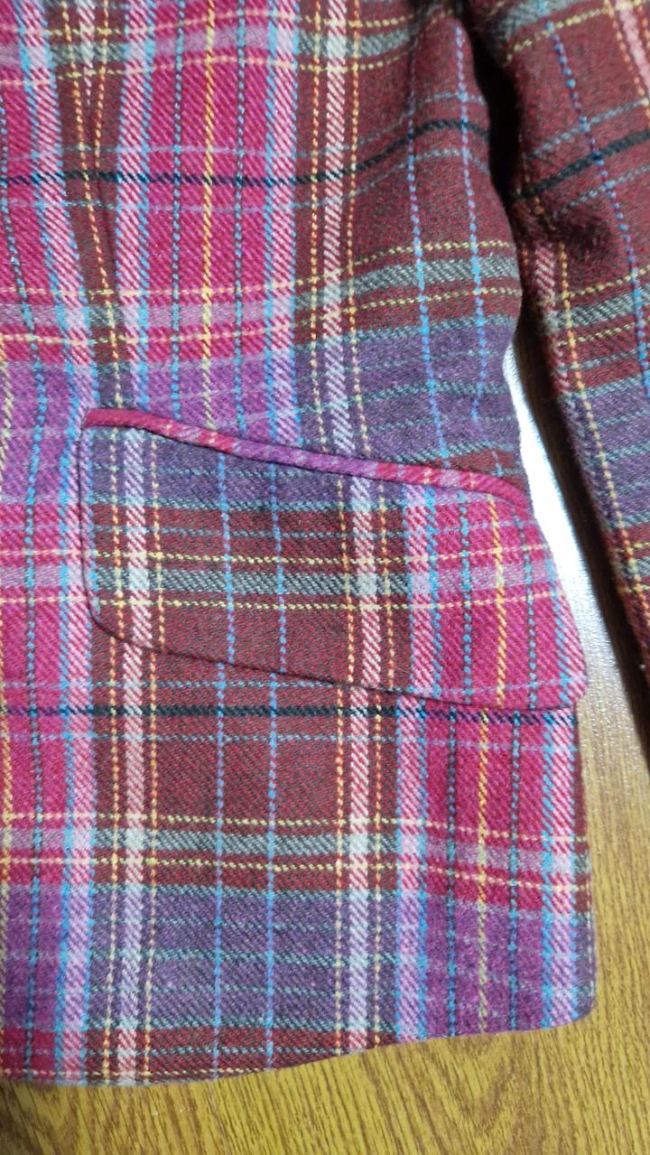 Пиджак в клетку