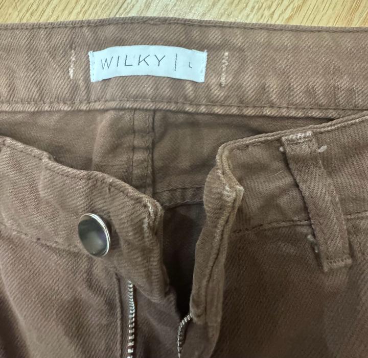 Коричневые джинсы WILKY
