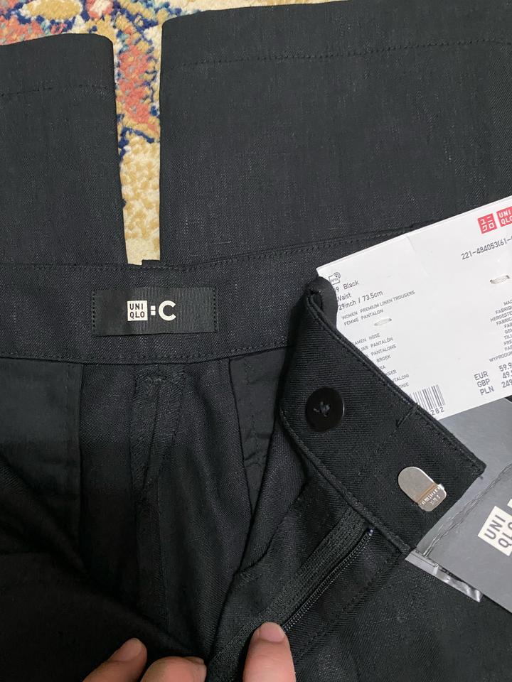 Льняные брюки Uniqlo