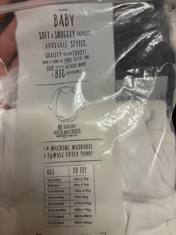 Три белых Боди, 9-12М, Бангладеш