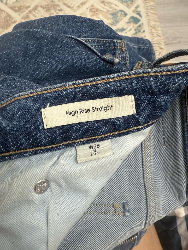 Джинсы Calvin Klein High Rise Straight