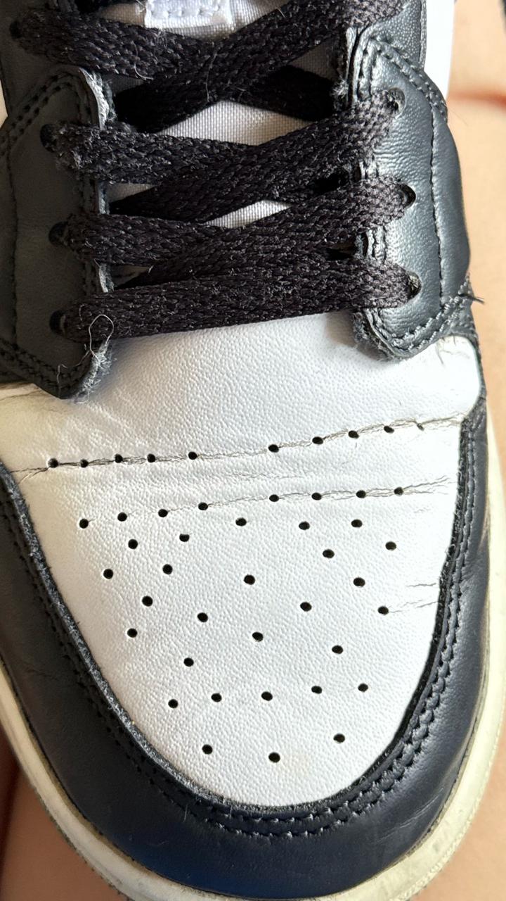 Кроссовки Nike Air Jordan черно белые