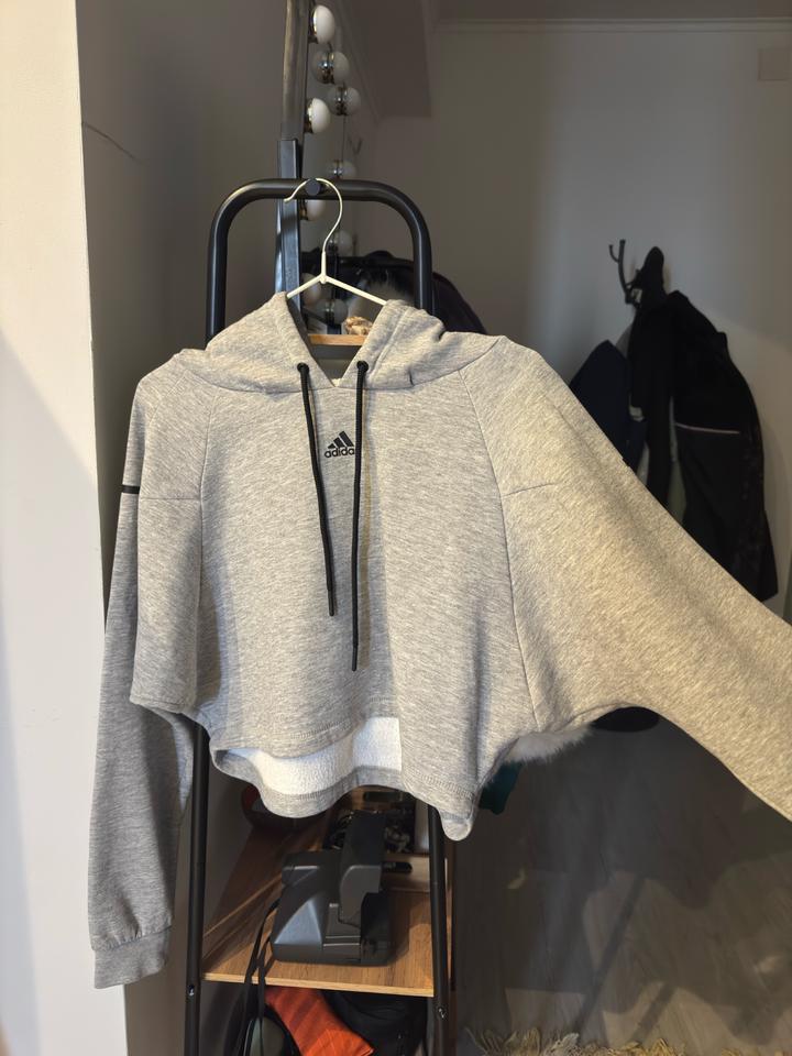 Худи толстовка Adidas худи кроп