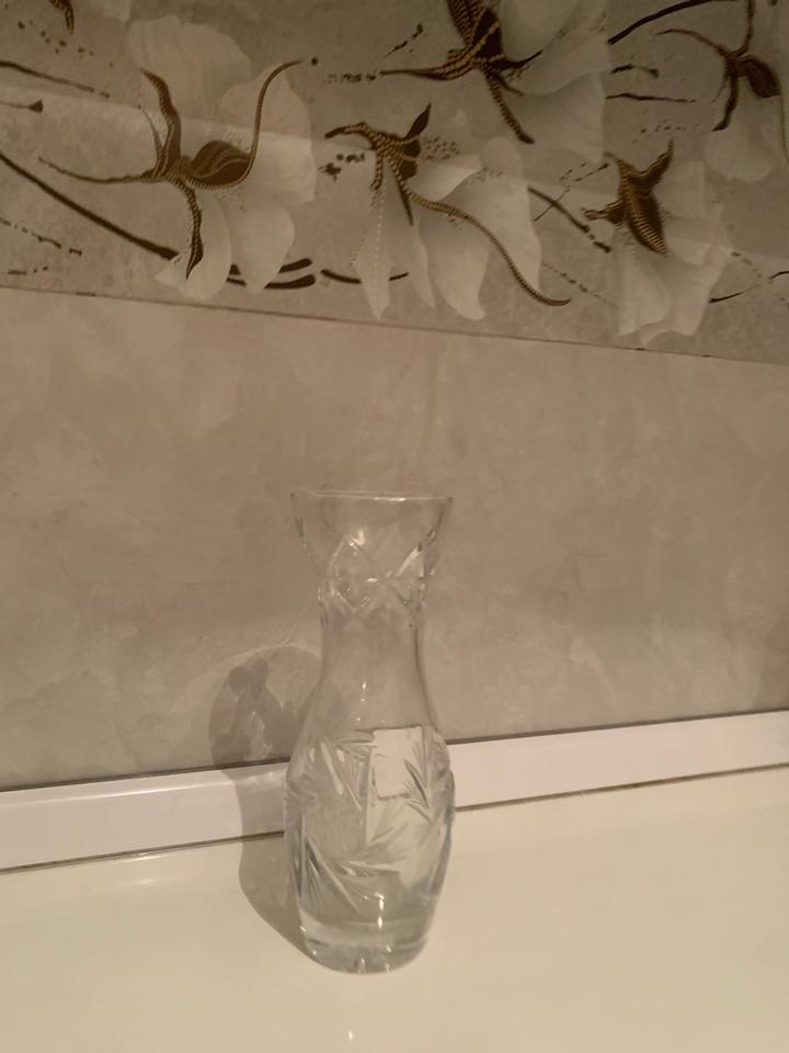 Ваза хрустальная средняя