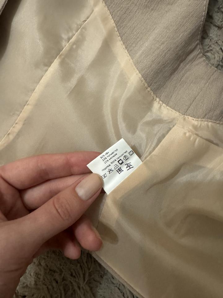 Льняной костюм двойка