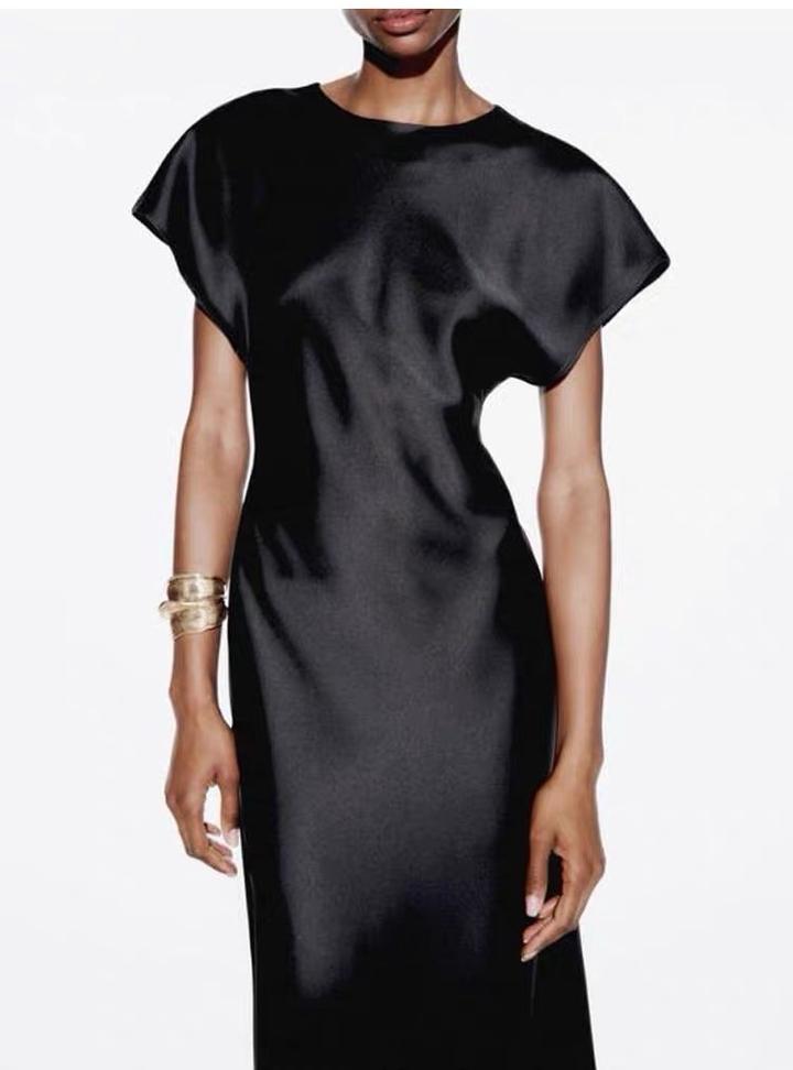 Атласное платье Zara