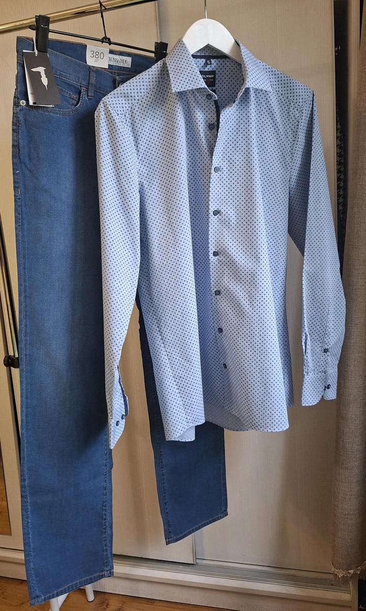 Немецкая рубашка Olymp Level5 (body fit)