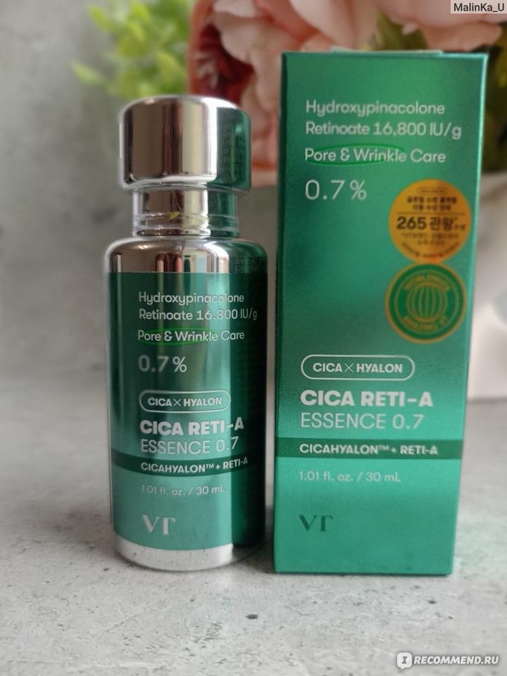 VT Cosmetics эссенция Cica Reti-A Essence 0.7 для лица 30 мл