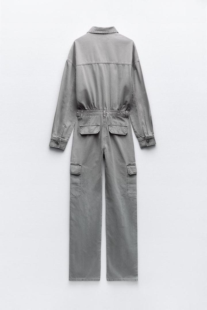 Джинсовый комбинезон zara